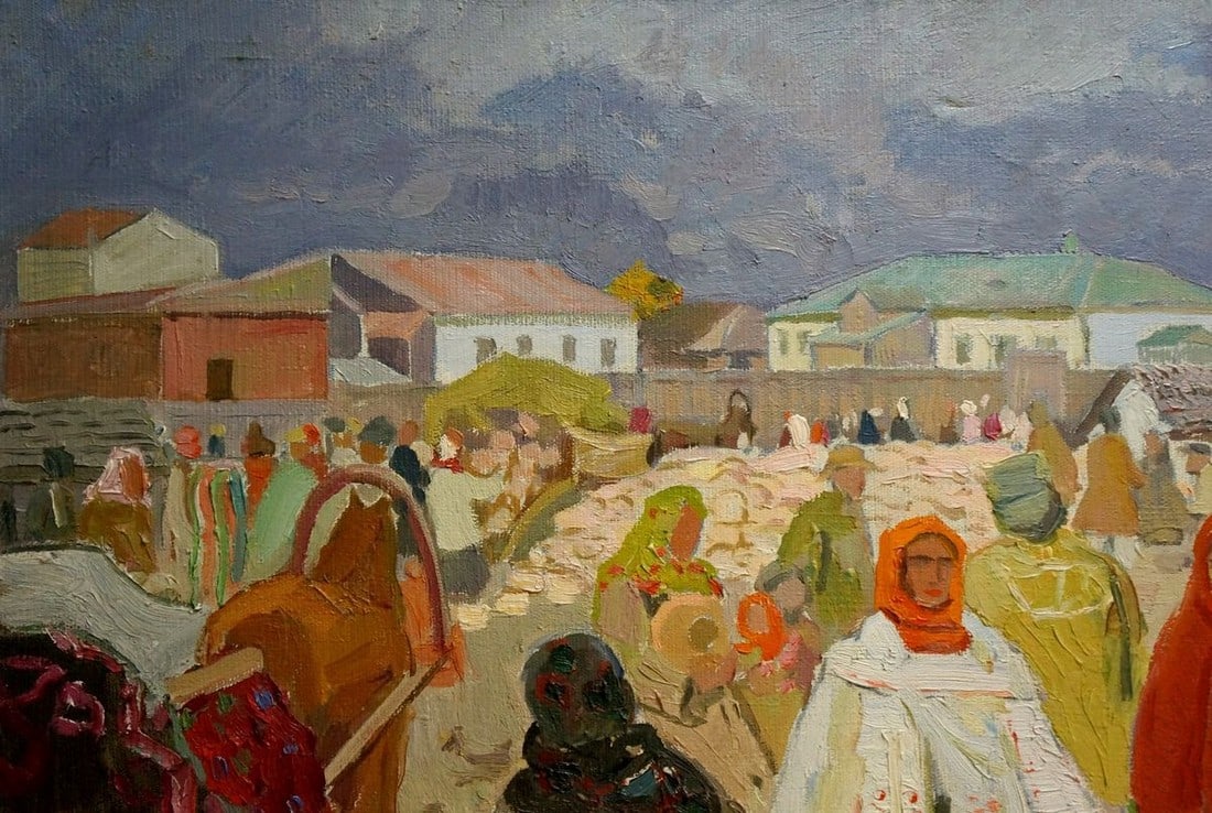Oil painting On the market Yuzefovich Natalia Vladimirovna - 3