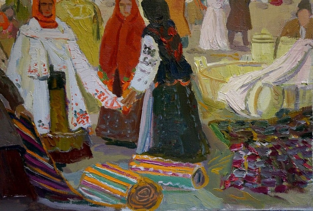Oil painting On the market Yuzefovich Natalia Vladimirovna - 5