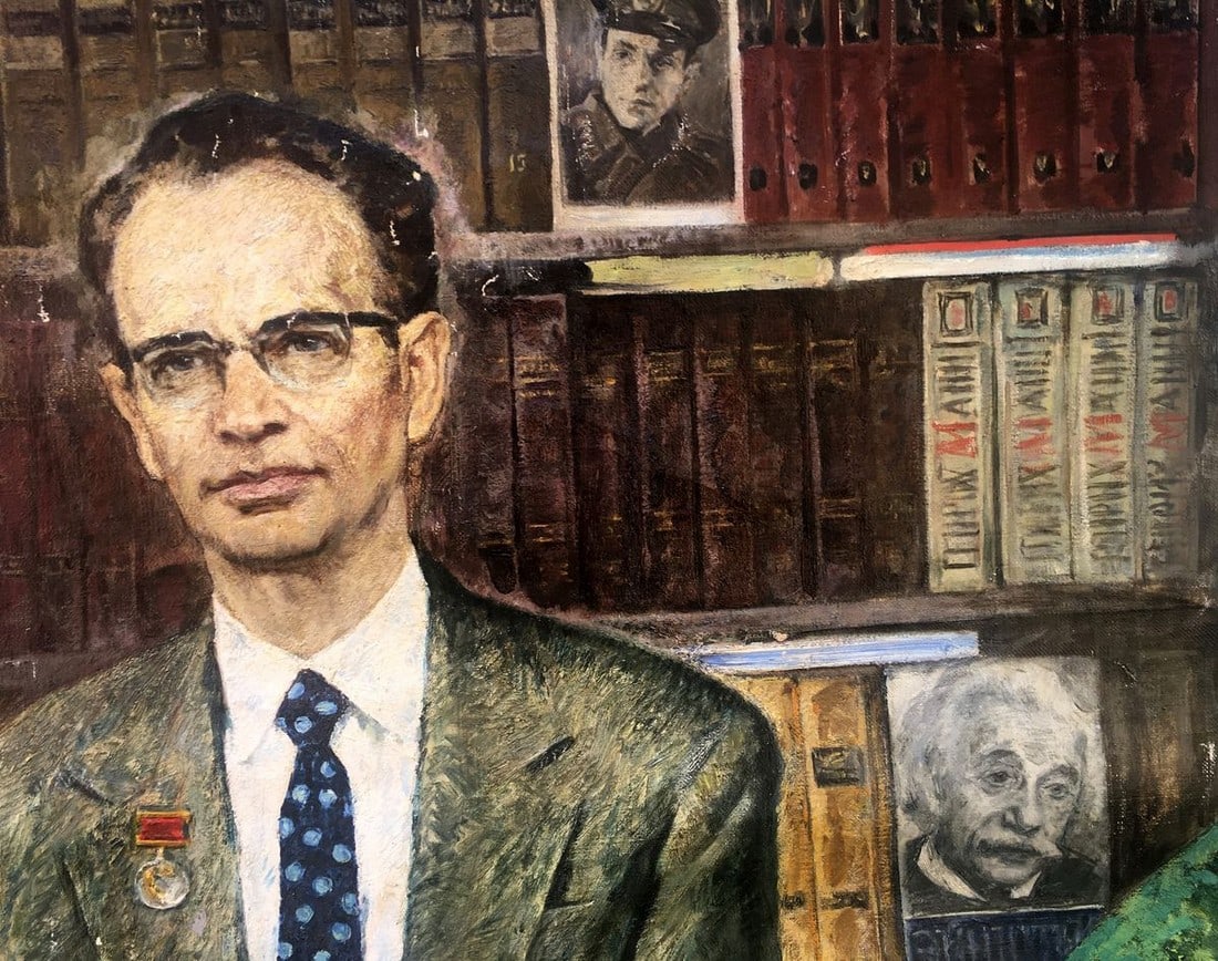 Oil painting Writer Nathan Rybak Shostak David Zelmanovich - 8