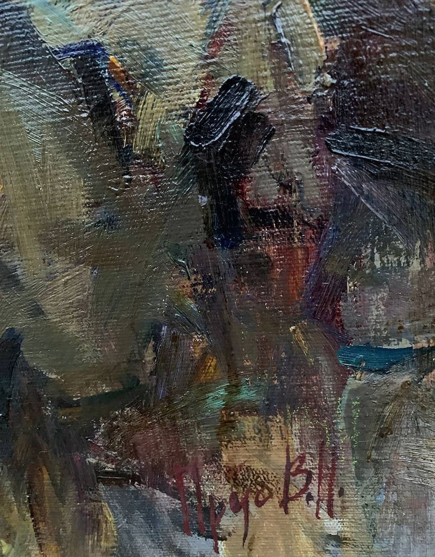 Oil painting Memories of the war Prus Viktor Nikolaevich - 5