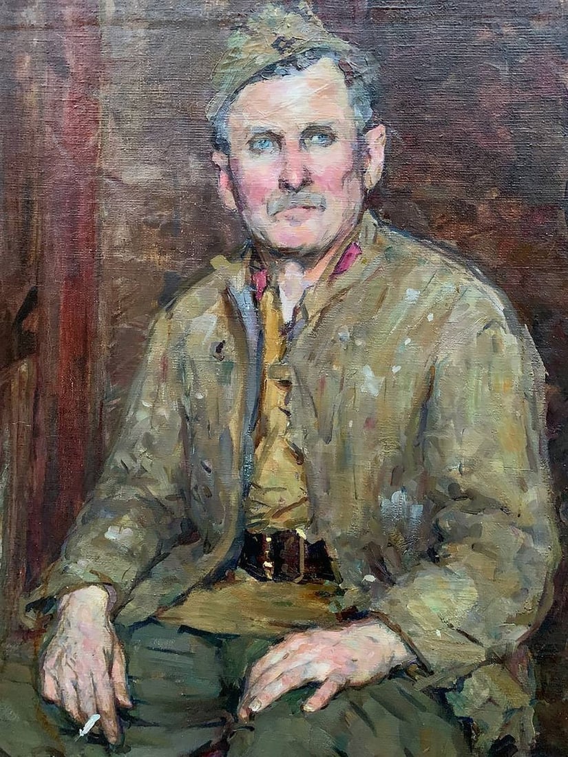 Oil painting Memories of the war Prus Viktor Nikolaevich - 8