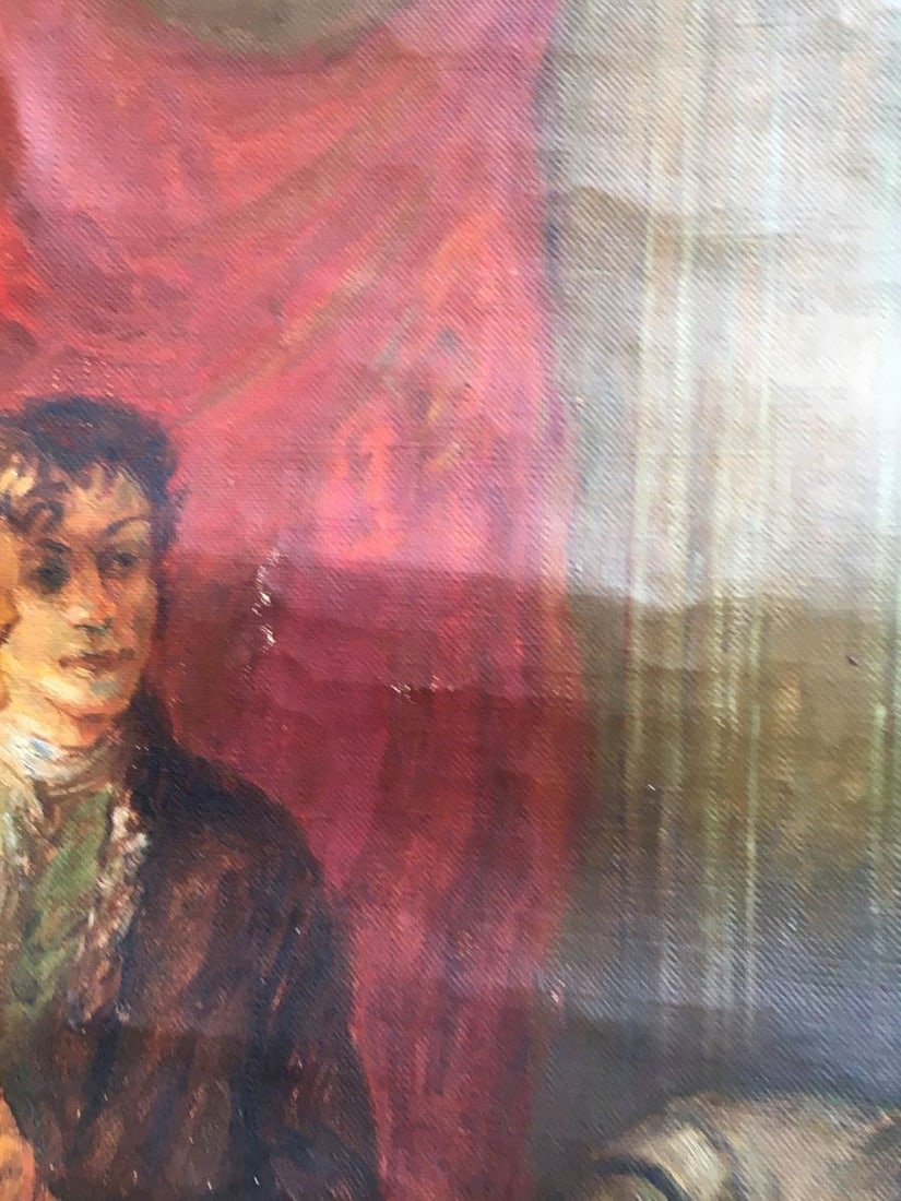 Oil painting Lenin among delegates of the 3rd Congress of Komsomol Terentyev Vladimir Vasilievich - 7