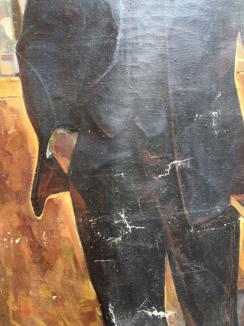 Oil painting Portrait of Lenin in his office Shingur Victor - 2