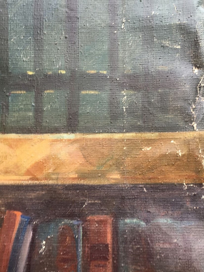 Oil painting Portrait of Lenin in his office Shingur Victor - 4