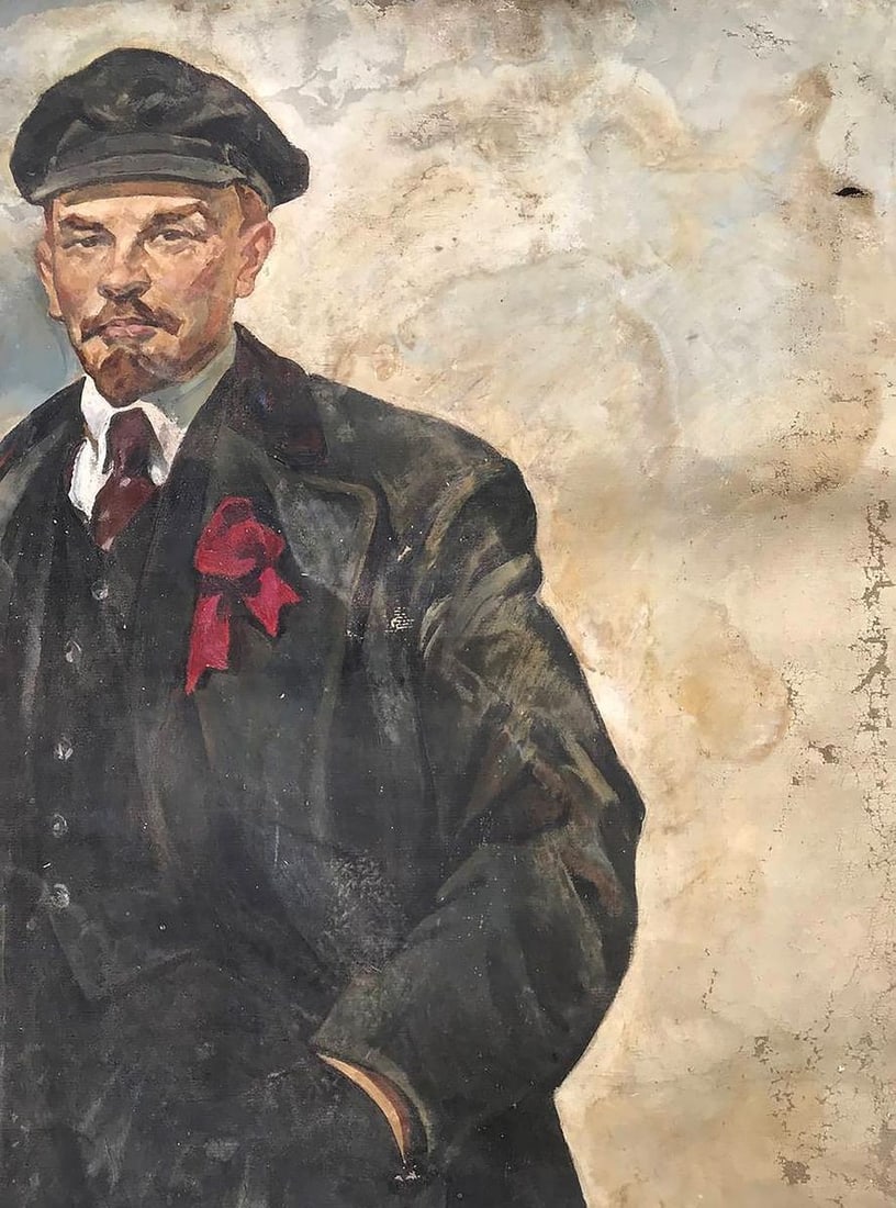 Oil painting Portrait of Lenin Filatov Konstantin Vladimirovich - 3