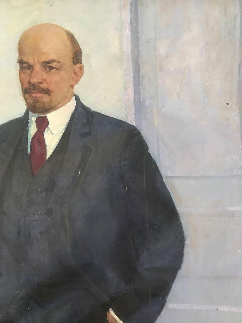 Oil painting Portrait of Lenin Bilan Petr Ilyich - 3