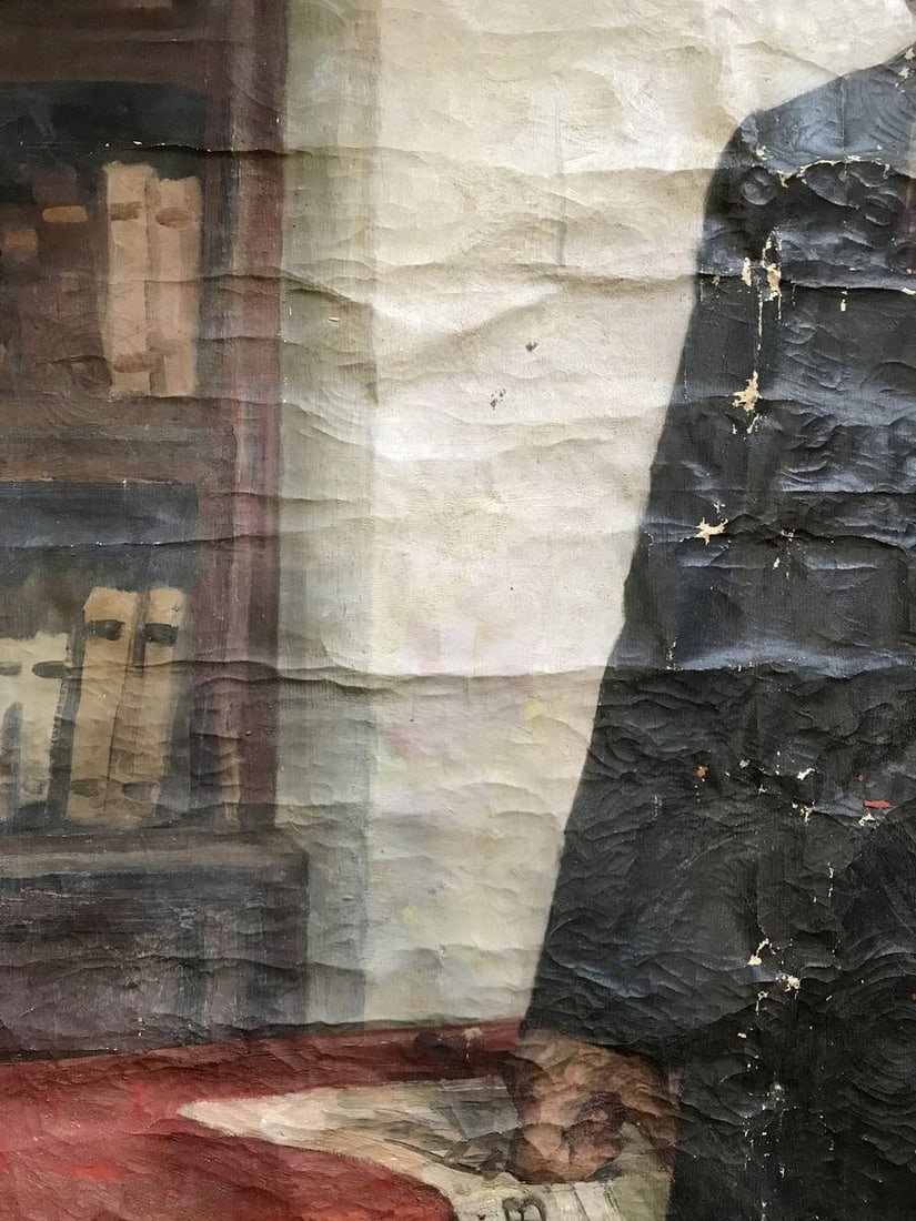 Oil painting Portrait of Lenin in the office N. Nagulyak - 5