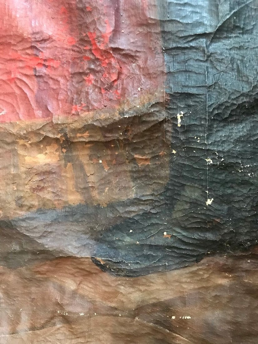 Oil painting Portrait of Lenin in the office N. Nagulyak - 8