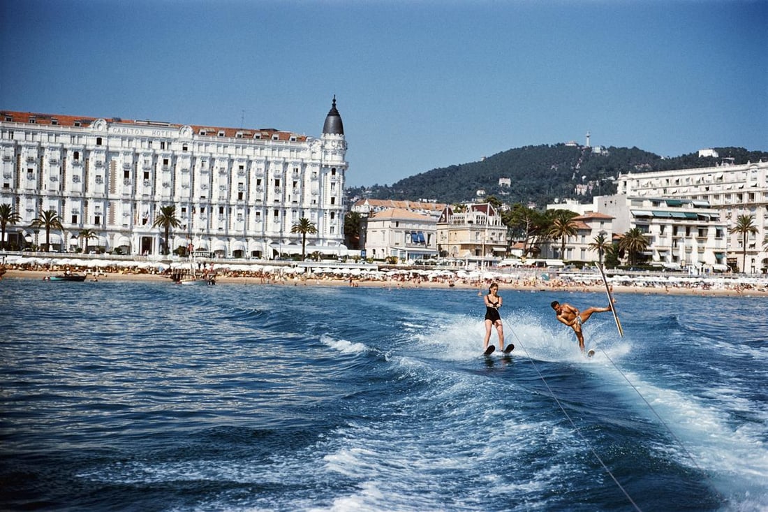 Slim Aarons 'Cannes Watersports' 1958 Official Limited Estate Edition: 1958 - 7