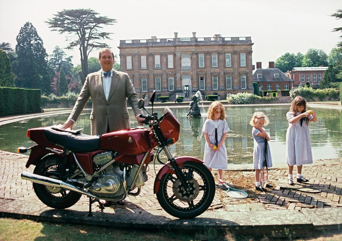 Slim Aarons 'Motorcycling Lord' 1990 Official Limited Estate Edition: 1990 (printed later) - 7