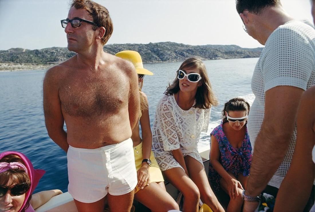 Slim Aarons 'Celebrity Cruise' 1965 Official Limited Estate Edition: 1965 (printed later) - 7