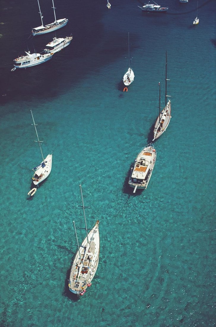 Slim Aarons 'Blue Seas' 1984 Official Limited Estate Edition: 1984 (Printed Later) - 7