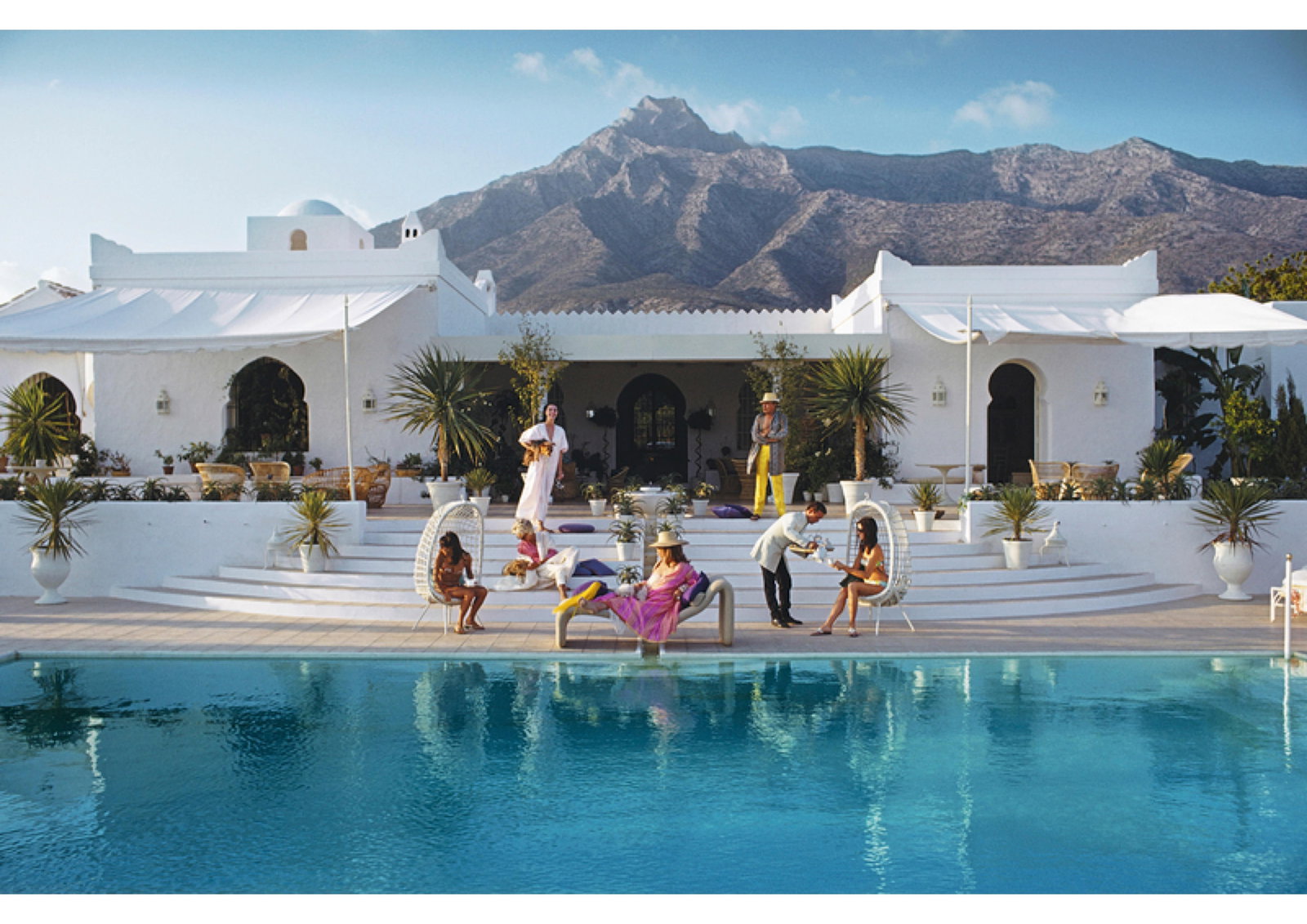 El Venero 1967 Slim Aarons Premium Collection Estate Stamped Edition: 1967 (printed later) (1 of 20)