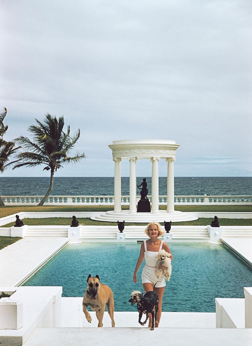 Slim Aarons 'CZ's Dogs' 1955 Official Limited Estate Edition: 1955 (printed later) - 18