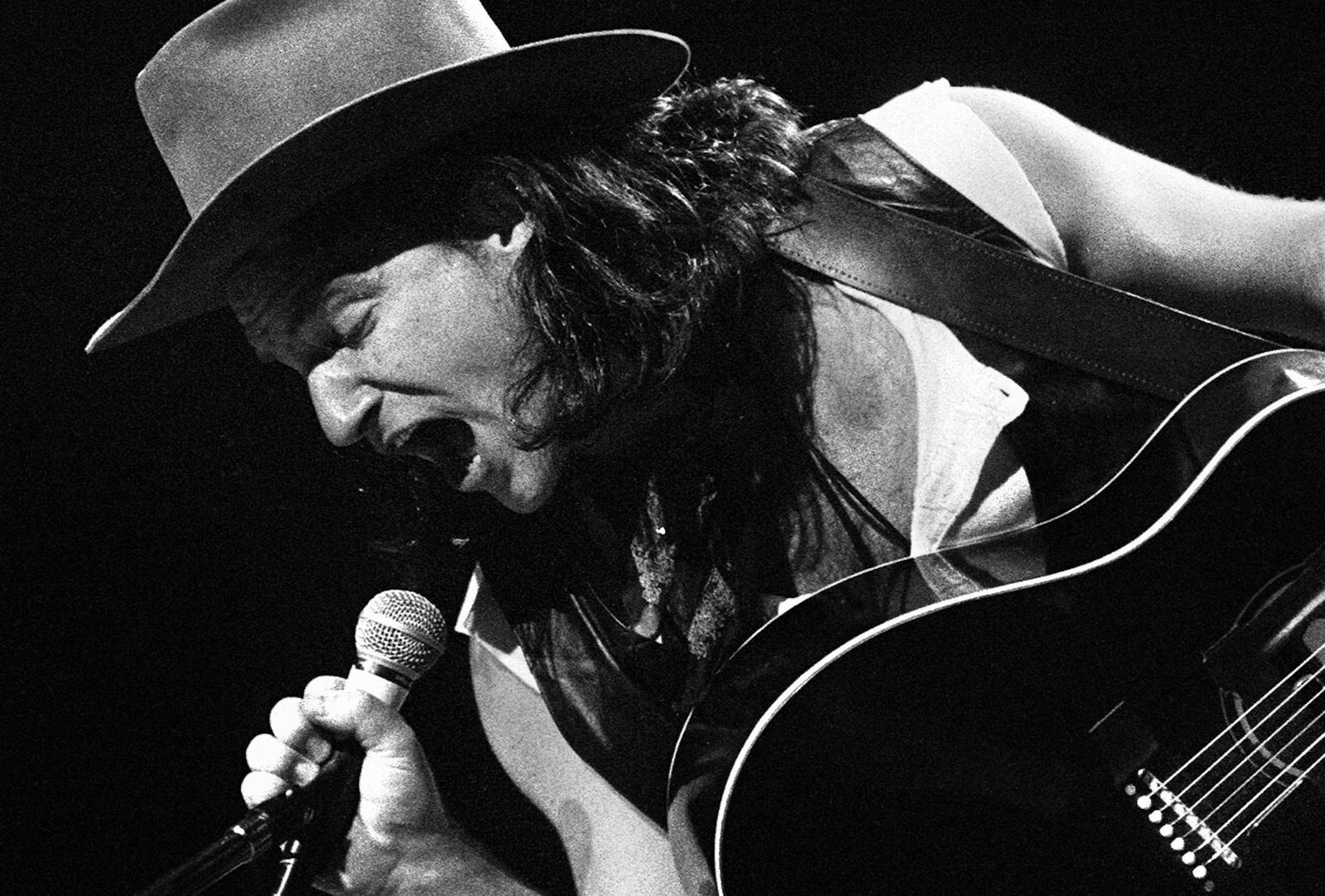 Bono of U2 In 1987 - limited edition Oversize Silver Gelatine print: 1987 (printed later) - 3