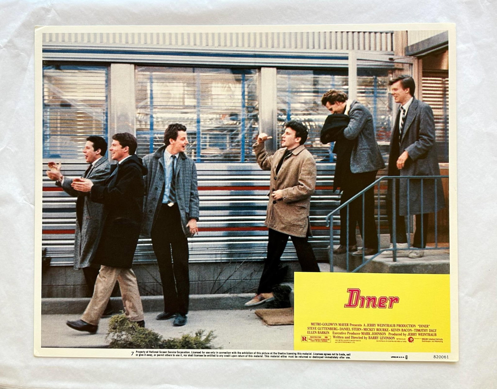 Diner Original 1982 Lobby Card: 1982 - 14