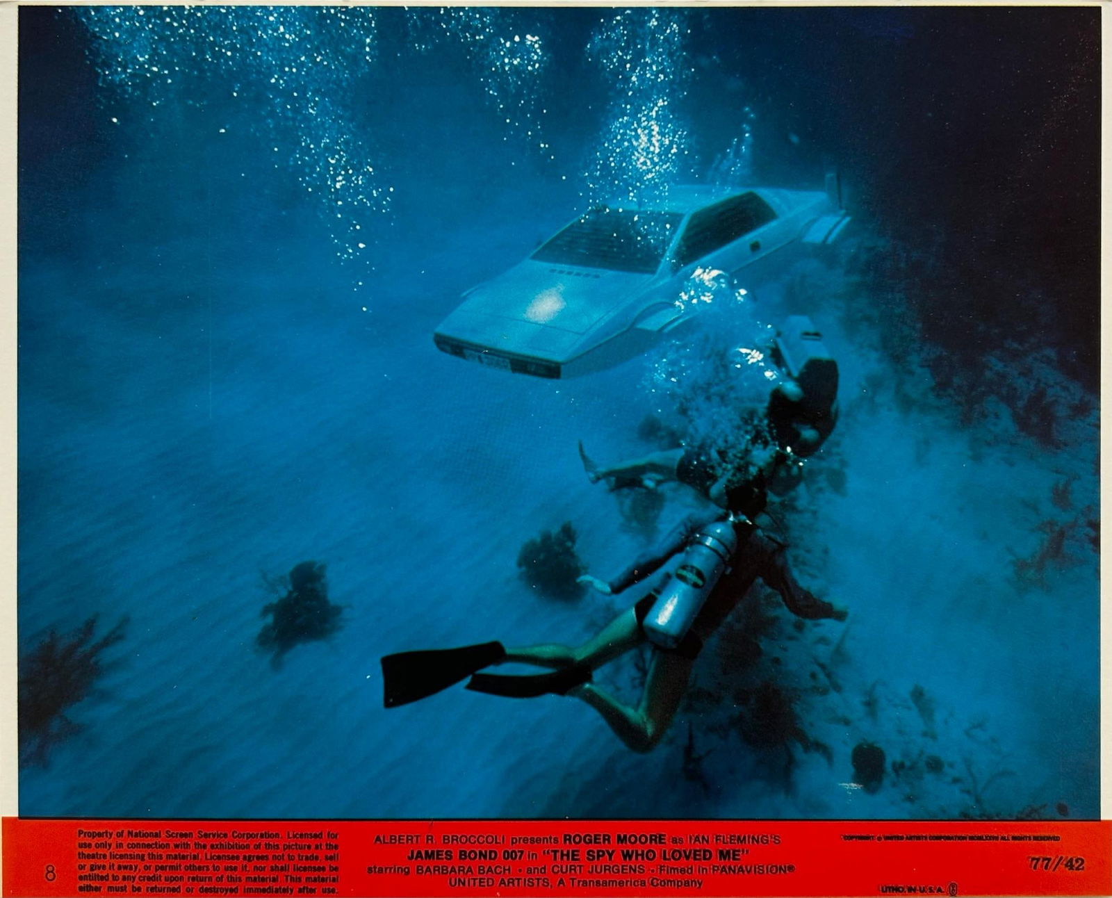 James Bond The Spy Who Loved me - Original 1977 Lobby Card #8: 1977 - 2