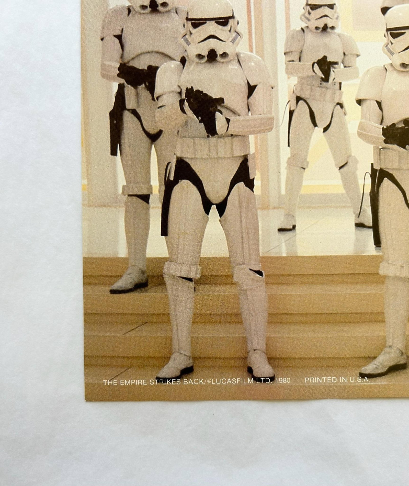 Star Wars Stormtroopers The Empire Strikes Back 1980 Vintage Cinema Card: 1980 - 4