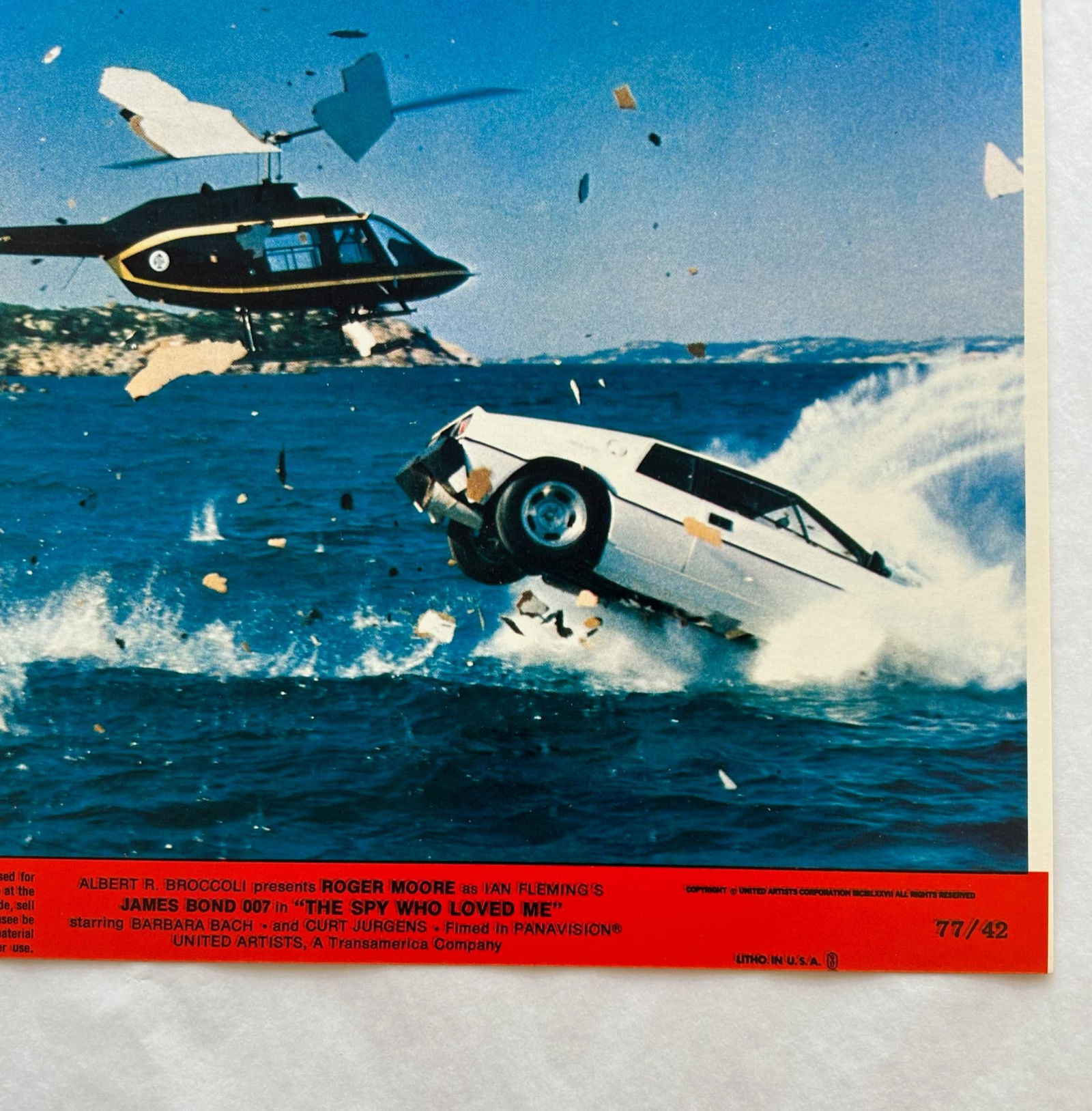 James Bond 007 The Spy Who Loved me - Original 1977 Cinema Lobby Card #7: 1977 - 4