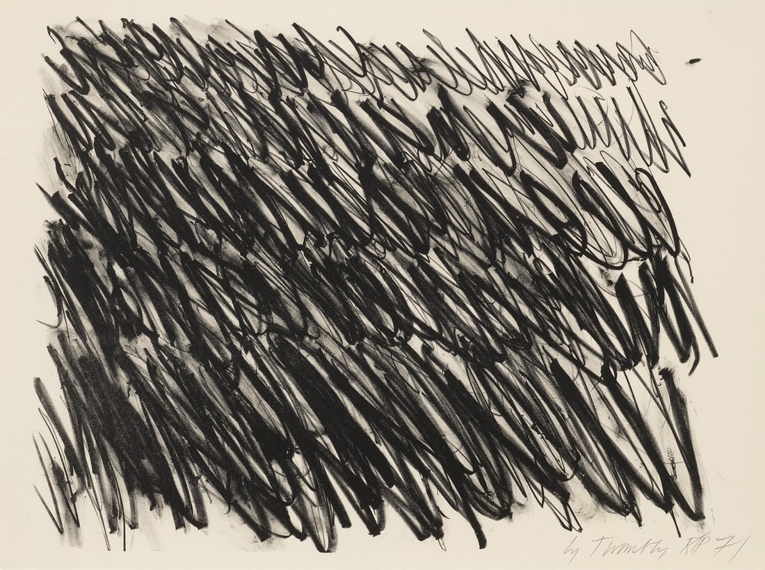 CY TWOMBLY UNTITLED PRINT: Title: CY TWOMBLY UNTITLED PRINTDescription: CY Twombly Untitled Print measuring at 22.25x30 inchesDimensions: 22.25x30" Reserve: $60.00 Shipping:Domestic: Flat-rate of $35.00 to anywhere within