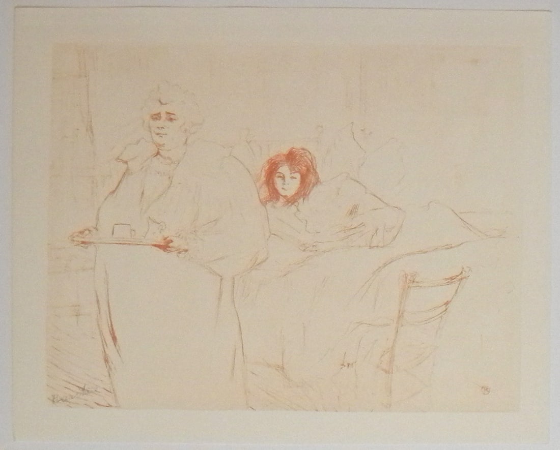 Toulouse-Lautrec lithograph "Le dejeuner du matin" Elles (1 of 1)