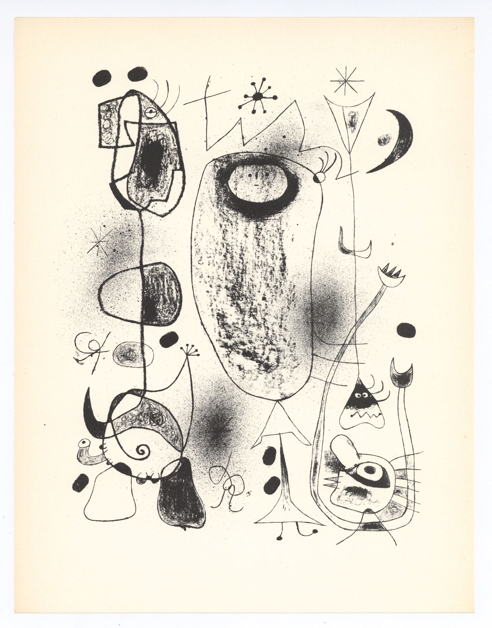 Joan Miro surrealist composition, 1947 (1 of 1)