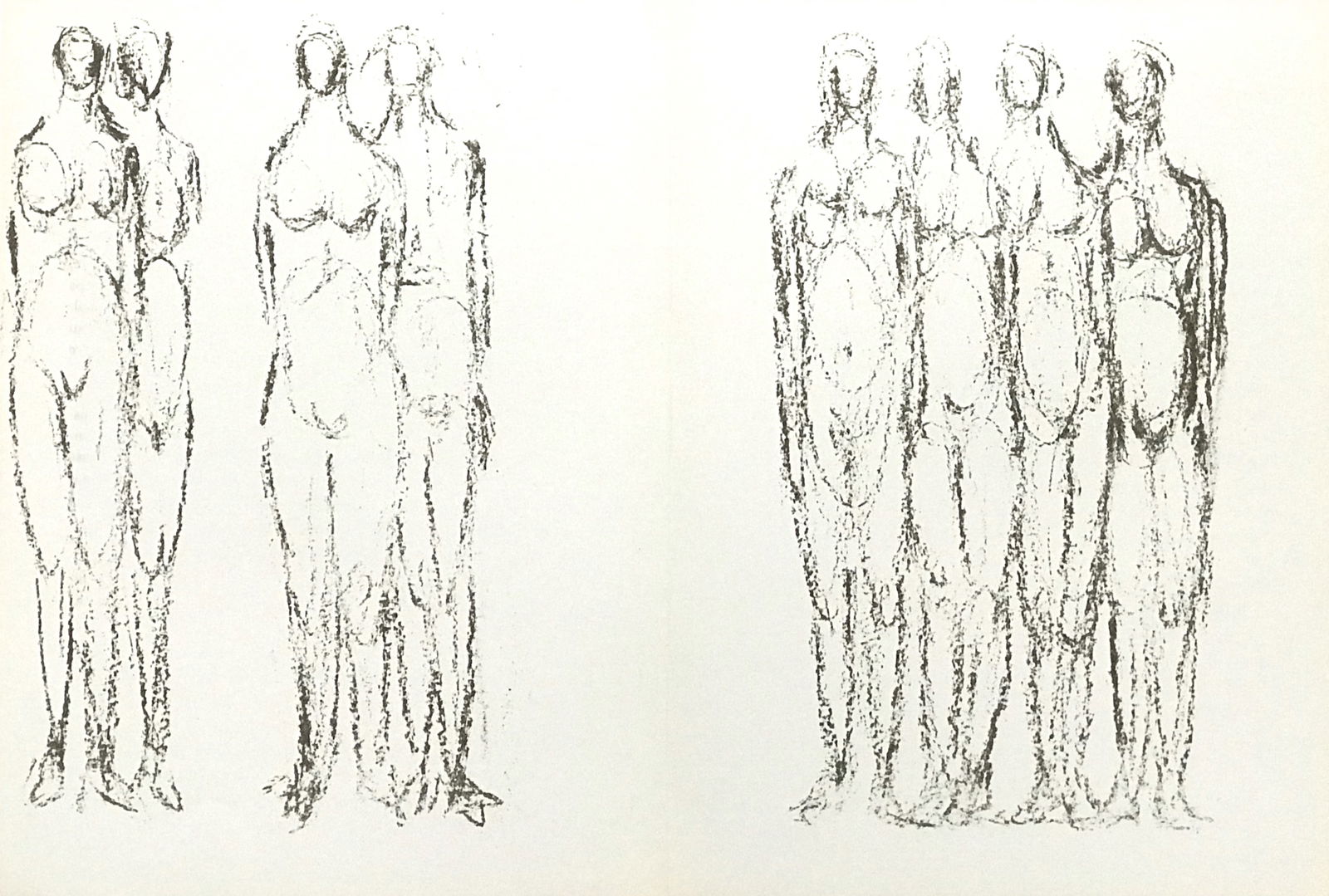 Raoul Ubac original lithograph, 1966: Title: Raoul Ubac original lithograph, 1966 Description: Medium: original lithograph. Printed in 1966 for the art revue Derriere le Miroir (issue no. 161) and published in Paris by Maeght. Size: 15 x