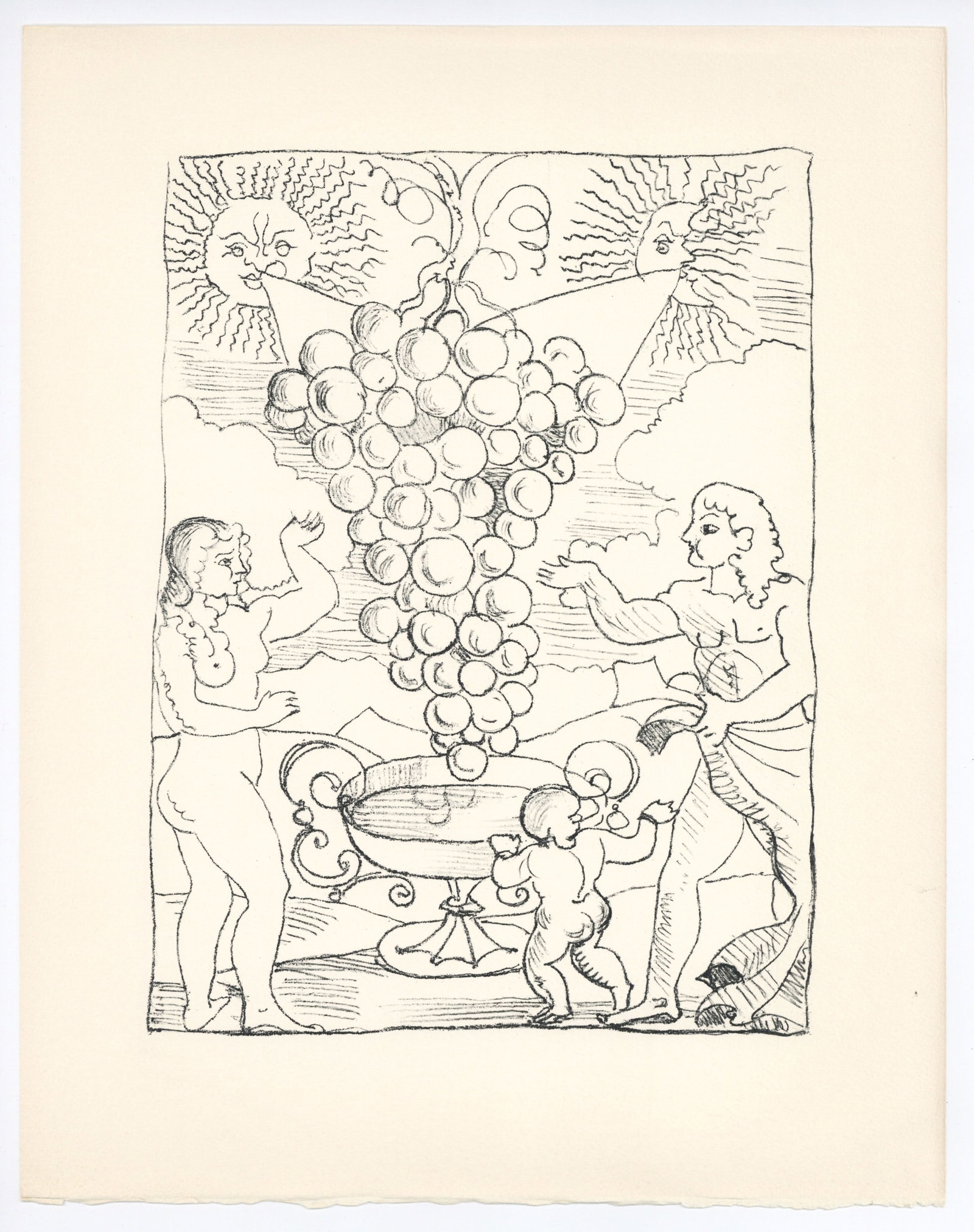 Andre Derain lithograph "Age d'or et Terre promise" (1 of 1)