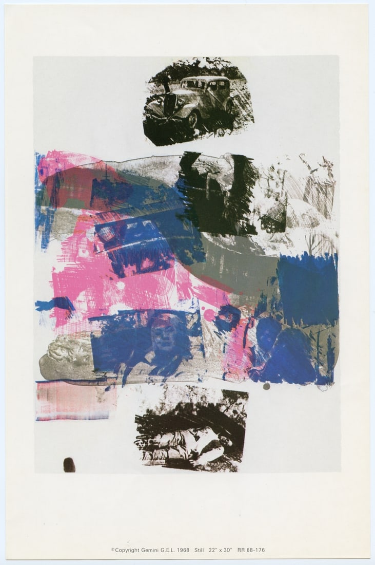 Robert Rauschenberg "Still" from Reels B+C 1968 (1 of 1)