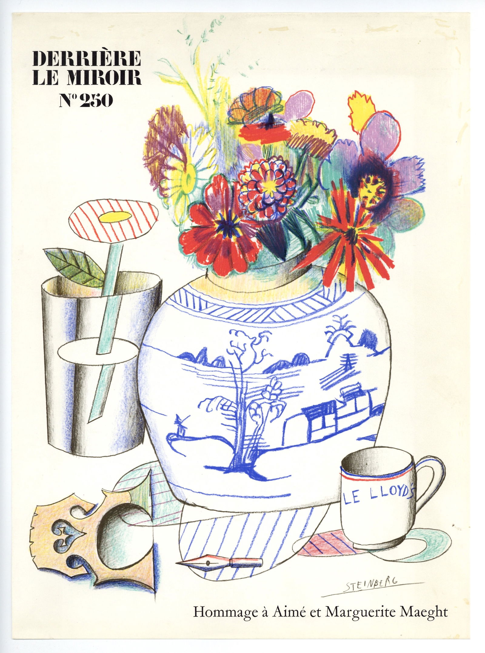 Saul Steinberg original lithograph (1 of 1)