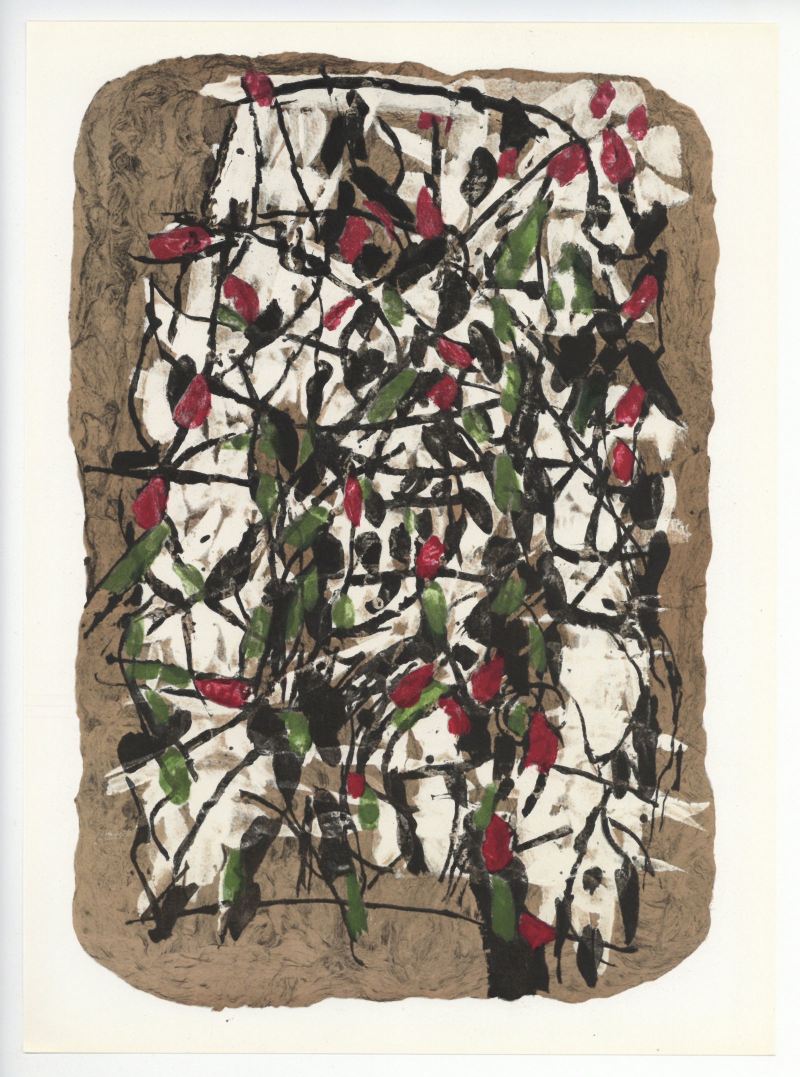 Jean-Paul Riopelle original lithograph, 1966 (1 of 1)
