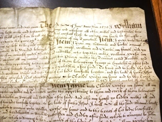 1575 Elizabethan Vellum Will and Probate - 3