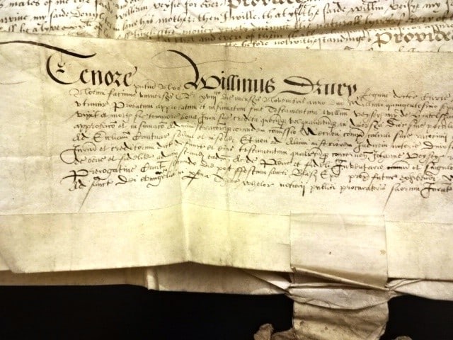 1575 Elizabethan Vellum Will and Probate - 5