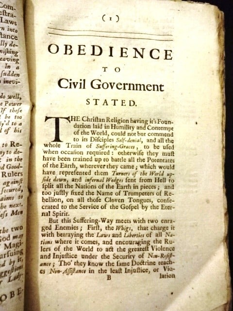 1711 Obedience to Civil Government Clearly Stated - 2