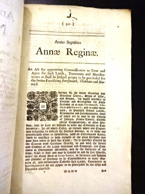 1698-1757 Three English Acts of Three Monarchs - 5