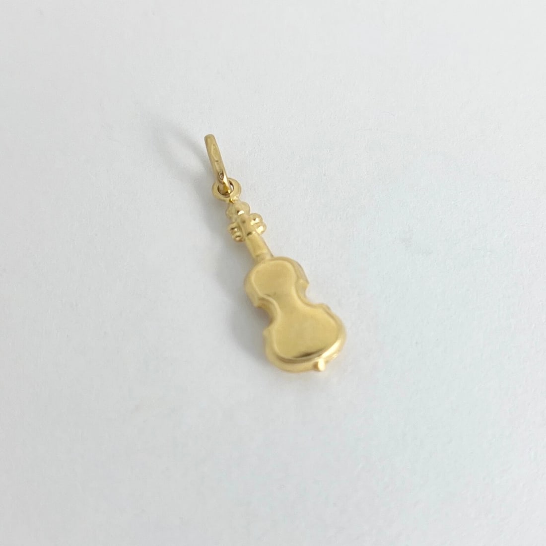 Vintage 1950's Violin Viola Cello Musical Charm 18K Yellow Gold, 1.41 Grams - 8