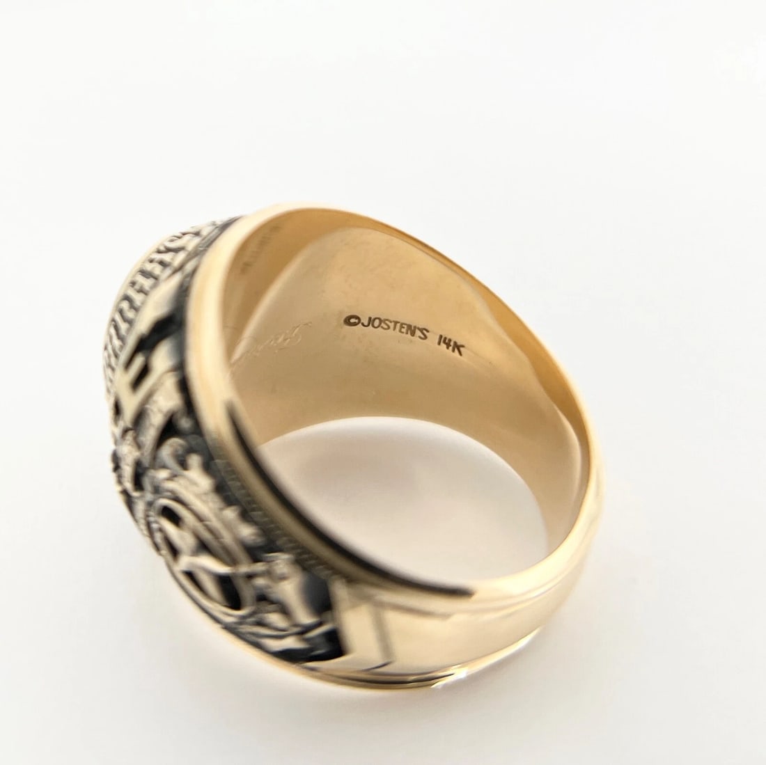 Vintage 1985 Men's Collegium Manhattanensis Class Ring 14K Yellow Gold, 24.18 Gr - 10