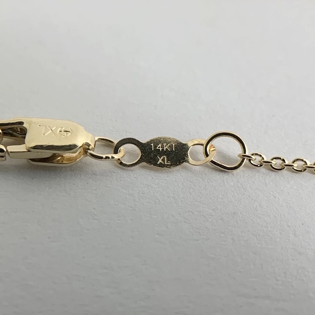 Vintage CZ Cubic Zirconia Solitaire Pendant Necklace 14K Yellow Gold, 2.24 Gram - 11