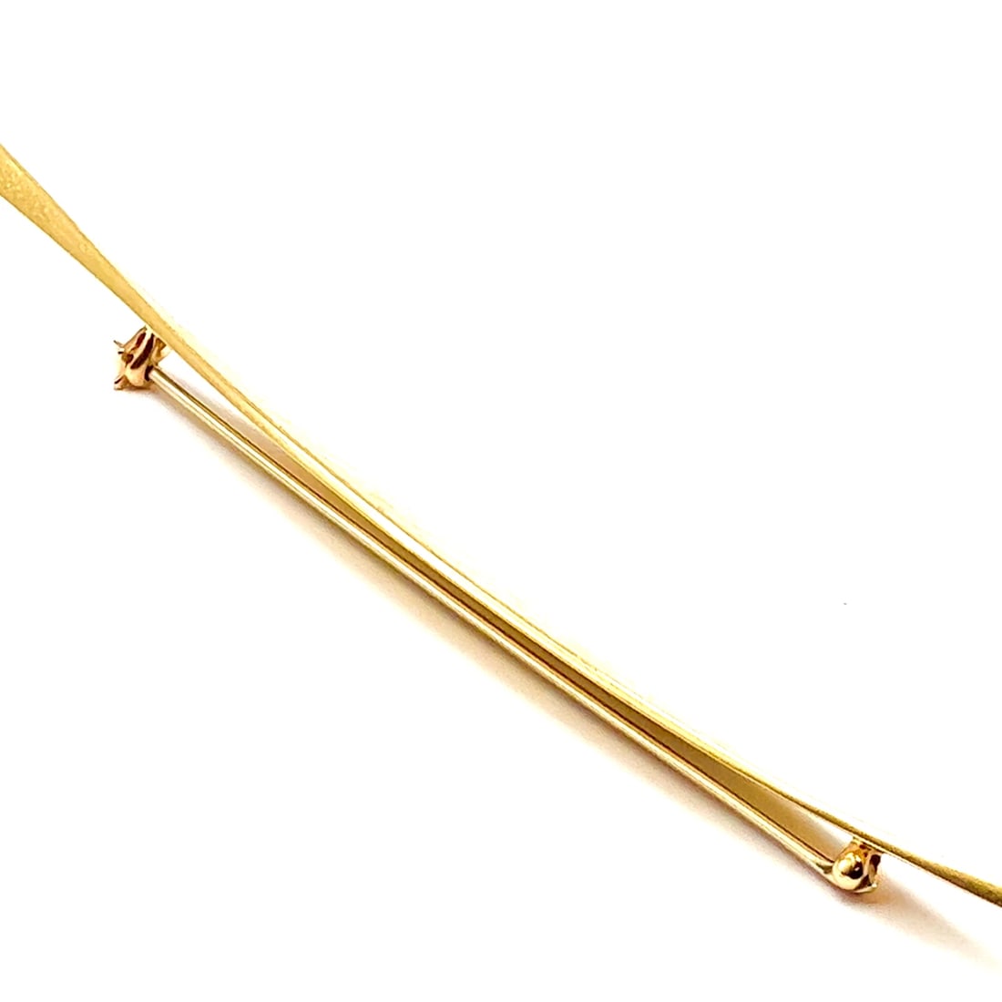 Rare! Vintage Authentic Cartier Dinh Van 18k Yellow Gold Long Quill Brooch Pin (1 of 12)