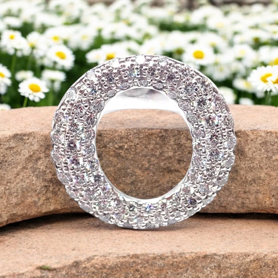 Authentic! Tiffany & Co Elsa Peretti Sevillana Platinum Diamond O Ring: Authentic! Tiffany & Co Elsa Peretti Sevillana Platinum Diamond O Ring About This Piece: Discover the timeless allure of Tiffany & Co Elsa Peretti Sevillana O Ring, impeccably crafted in platinum. Thi