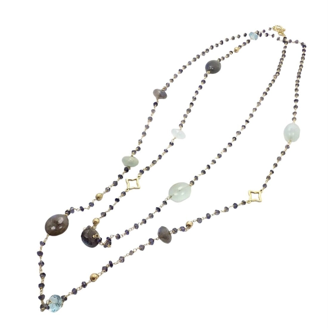 David Yurman Quatrefoil 18k Yellow Gold 46" Long Chain Bead Toggle Necklace: David Yurman Quatrefoil 18k Yellow Gold 46" Long Chain Bead Toggle Necklace David Yurman Quatrefoil 18k Yellow Gold 46" Long Chain Bead Toggle Necklace Product Description About This Piece: The David