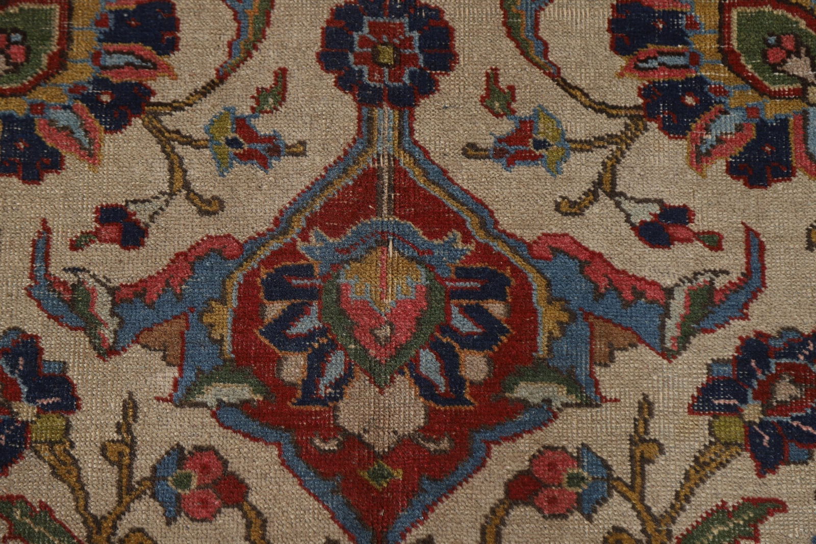 Antique Vegetable Dye Tabriz Persian Area Rug 8x11 - 10