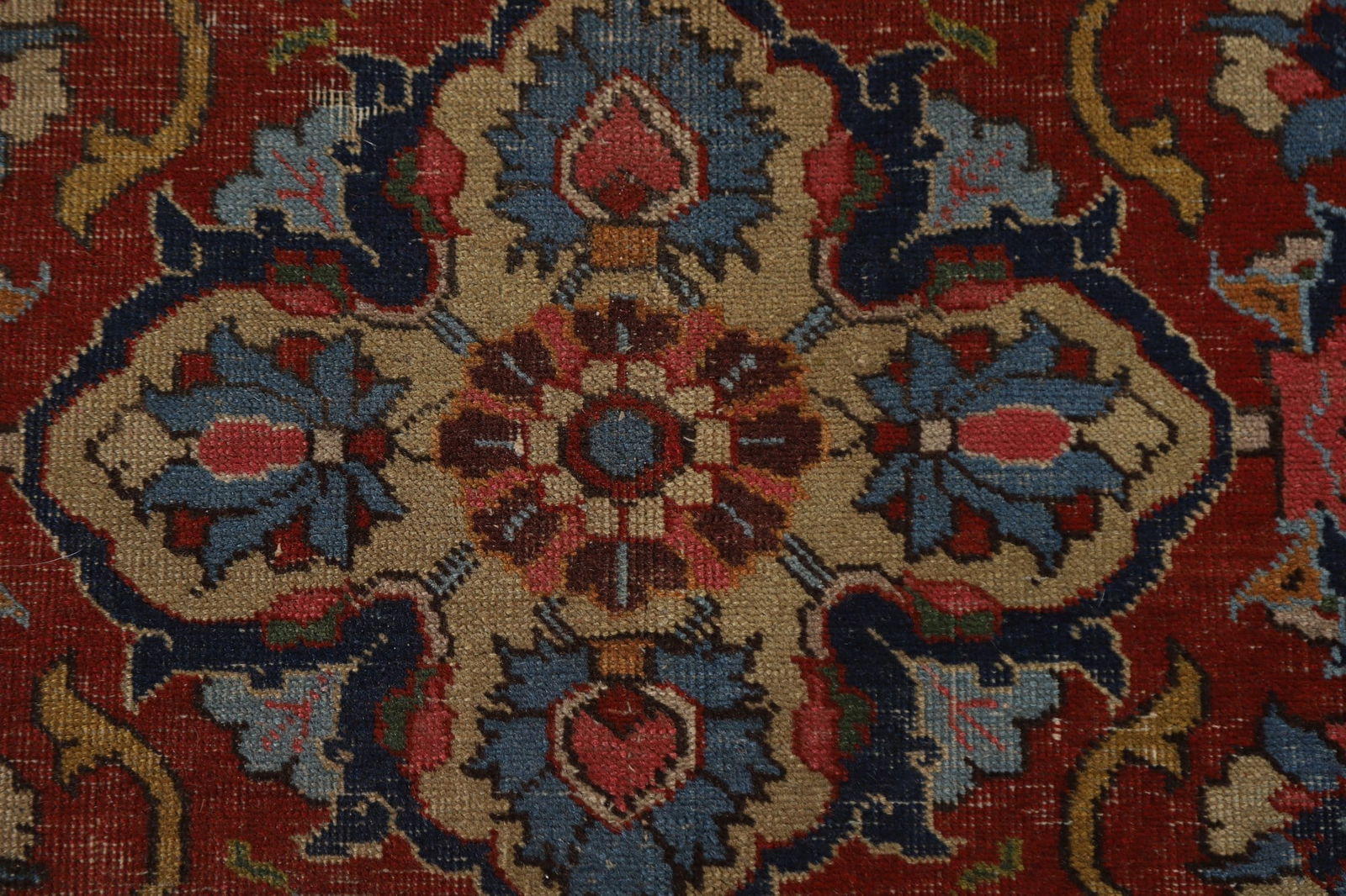 Antique Vegetable Dye Tabriz Persian Area Rug 8x11 - 9