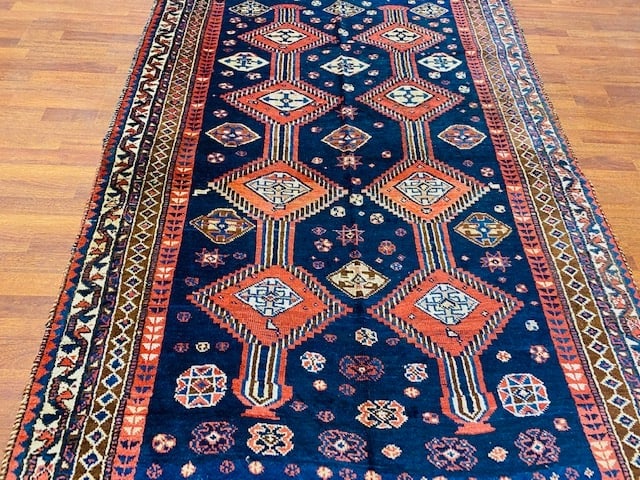 Antique Persian Shiraz Rug-3226 - 3