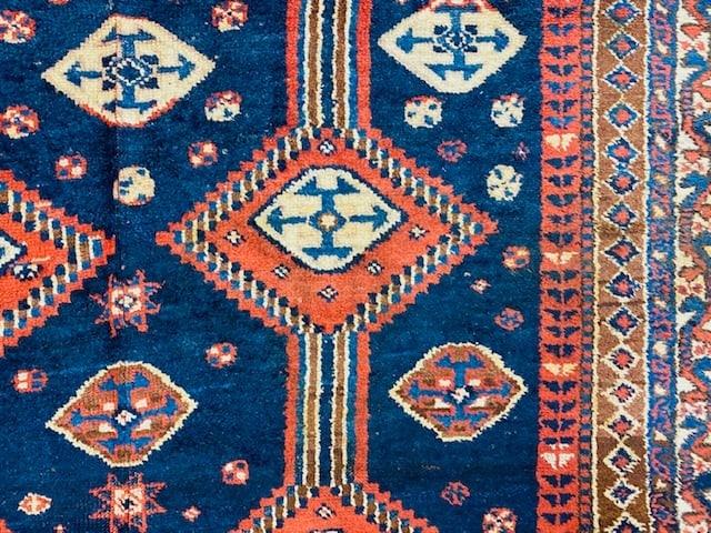 Antique Persian Shiraz Rug-3226 - 6