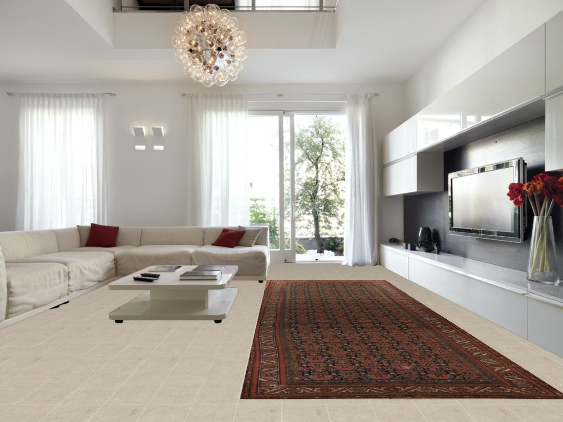 Pre-1900 Antique Malayer Vegetable Dye Persian Rug 7x20 - 2