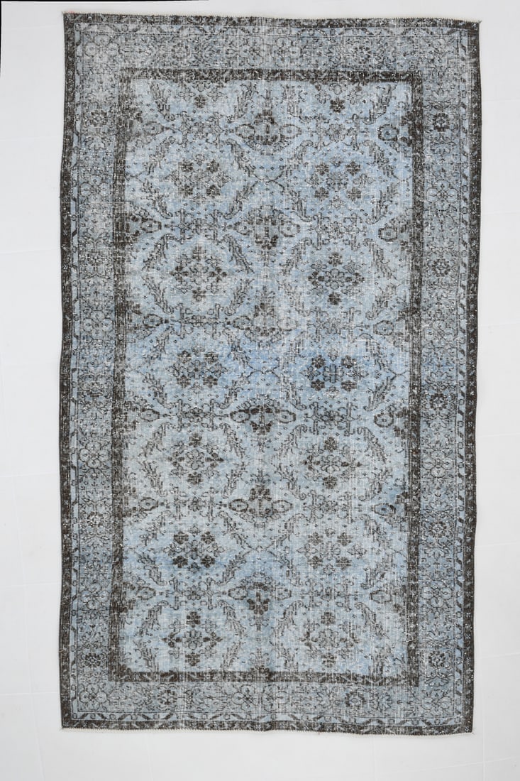 4'11'' x 8'6'' Handmade Vintage Wool Rug - 5012 (1 of 20)