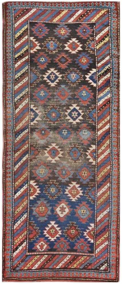 HAND KNOTTED WOOL ANTIQUES RUG (1 of 4)