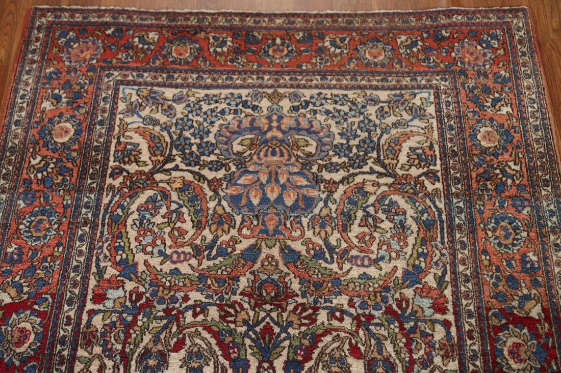 Antique Vegetable Dye Kerman Persian Area Rug 3x5 - 12