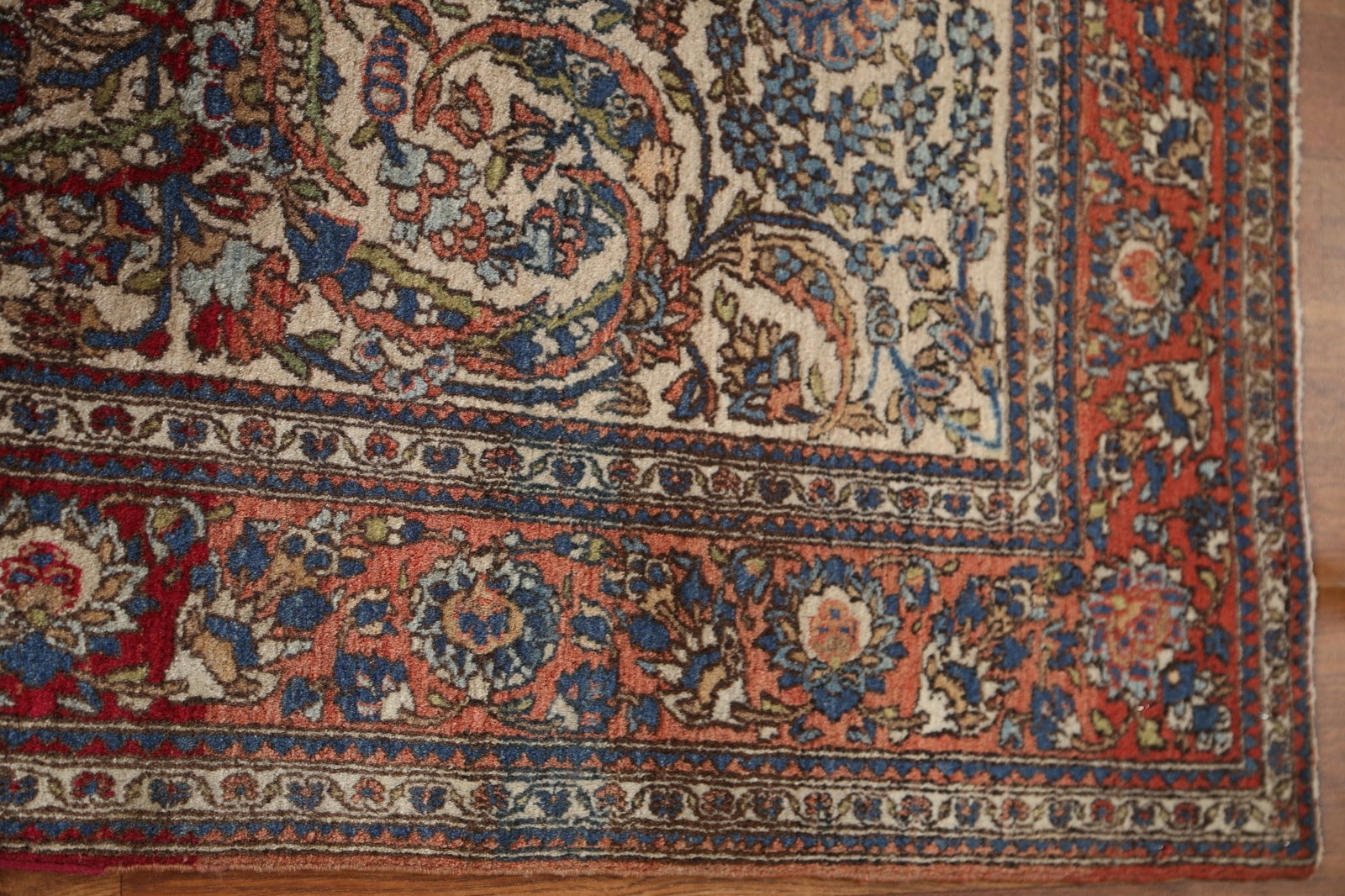 Antique Vegetable Dye Kerman Persian Area Rug 3x5 - 13